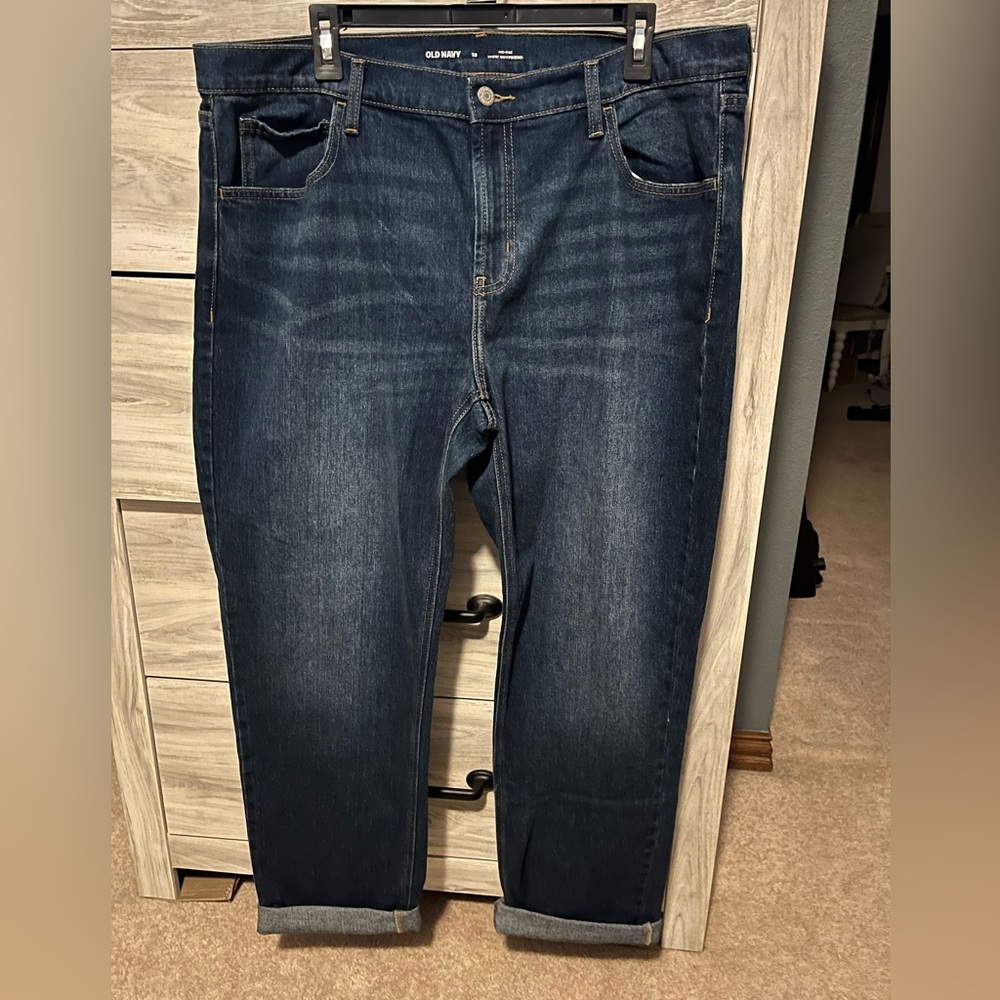 Old Navy Dark Wash Boyfriend Jeans